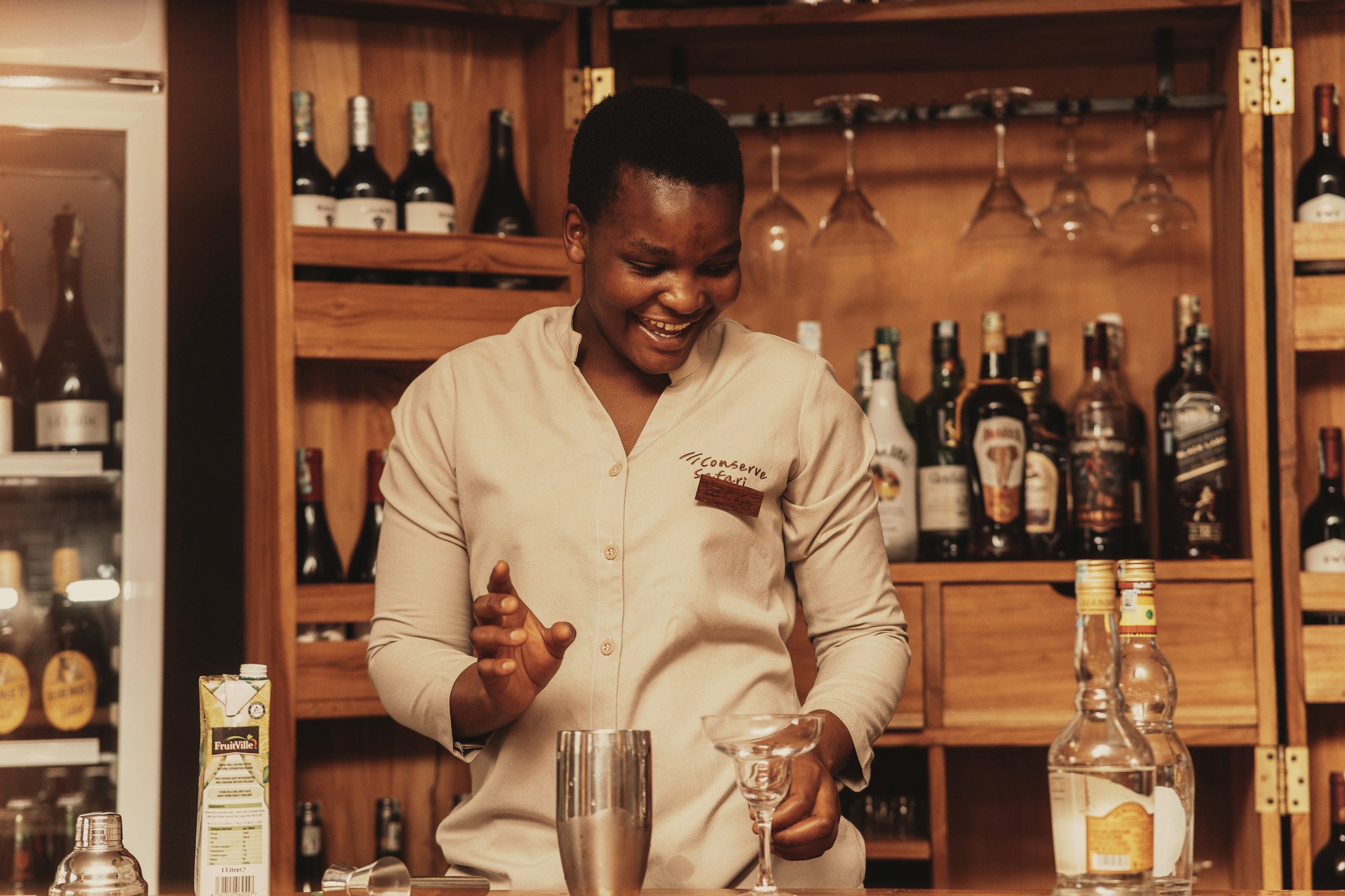 Bar service at Conserve Safari Serengeti